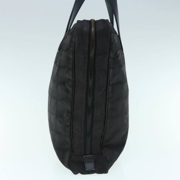 CHANEL New Travel Line Tote Bag Nylon Black CC Auth fm3104 - Picture 5 of 16